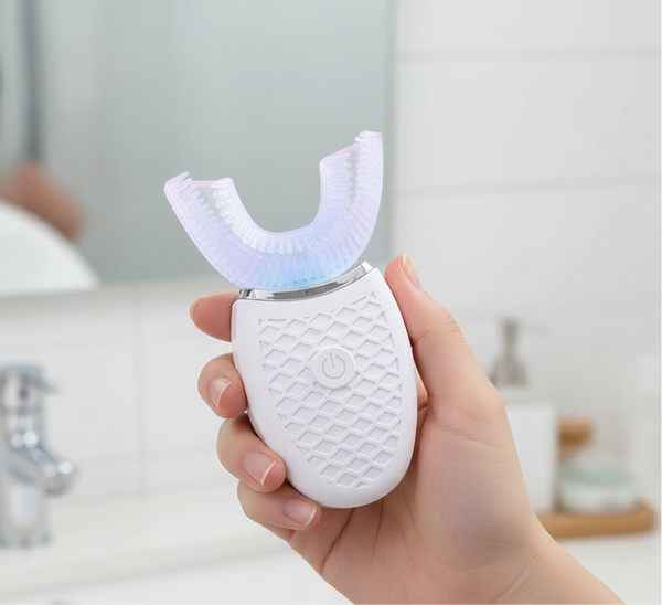 Soft Bristle U Shape Smart Teeth Whitening Waterproof Profesional Rechargeable Automatic Tooth Brush Set