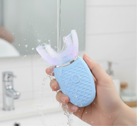 Soft Bristle U Shape Smart Teeth Whitening Waterproof Profesional Rechargeable Automatic Tooth Brush Set
